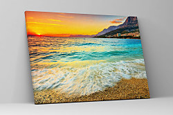 Obraz Morská pena na pláži 1596